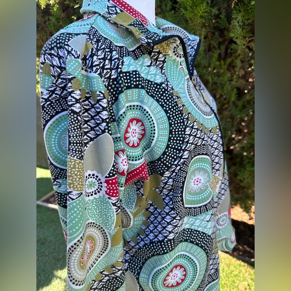 Women's Mirror Image Retro Zip Up Cotton Jacket XL - Picture 4 of 9